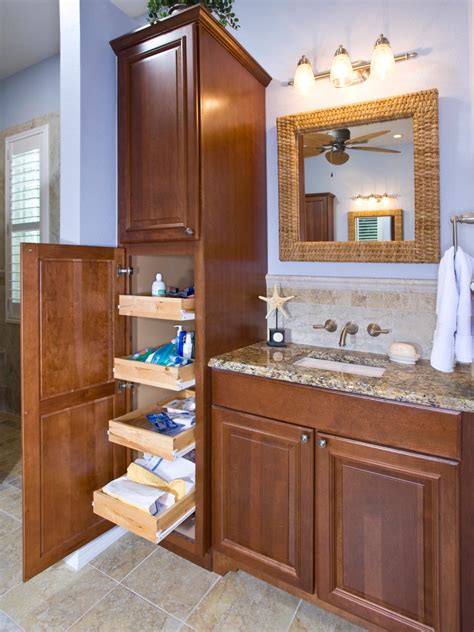 18 Savvy Bathroom Vanity Storage Ideas | HGTV