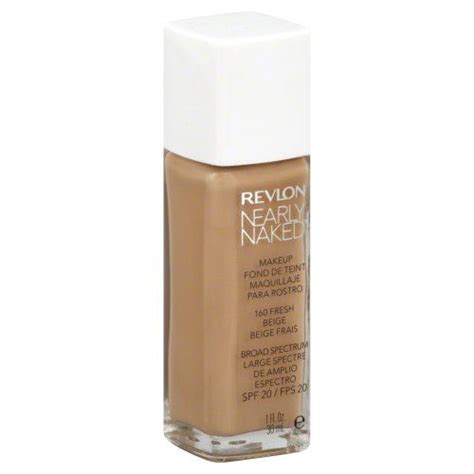Revlon Nearly Naked Makeup Fresh Beige 1 Oz