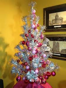 74 best Pink Tinsel Christmas Tree images on Pinterest | Christmas ...