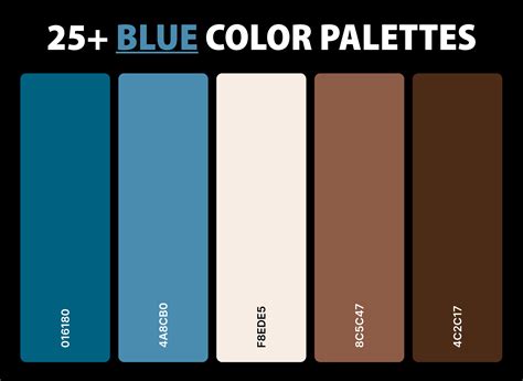 27 Best Blue Color Palettes With Names Hex Codes Artofit