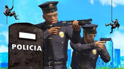 Jugando como POLICÍA en GTA 5 YouTube