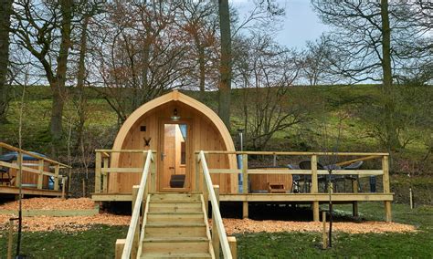 Glamping In Shropshire Luxury Mega Pods With Hot Tub