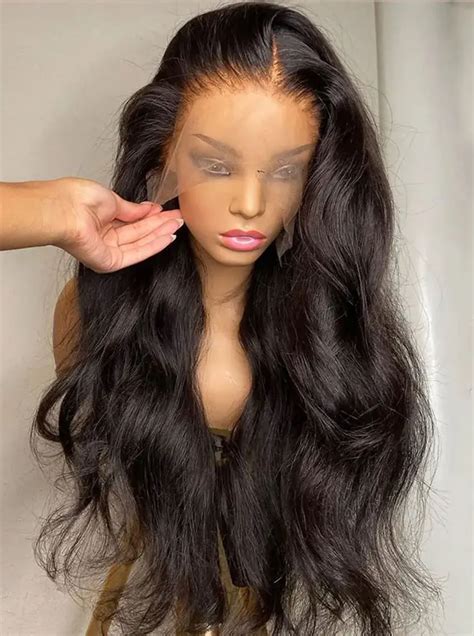 Perruque Lace Frontal Wig Body Wave Br Silienne Naturelle Cheveux