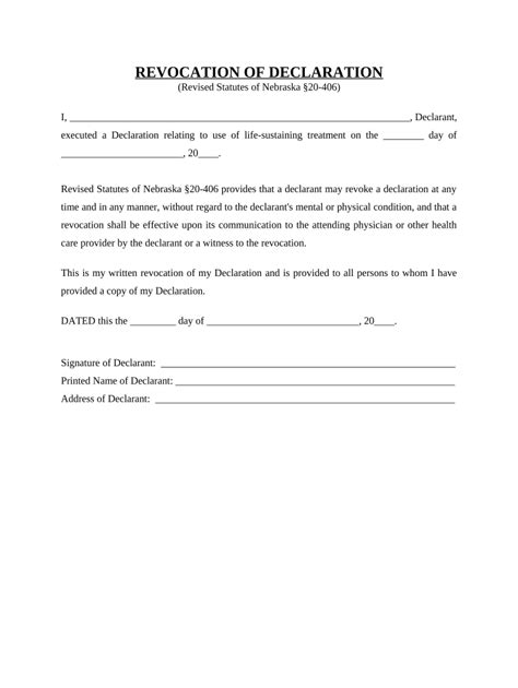 Revocation Statement Fill Out And Sign Online Dochub