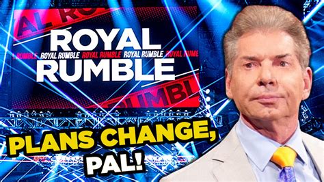 Vince Mcmahon Making Last Minute Changes To Wwe Royal Rumble