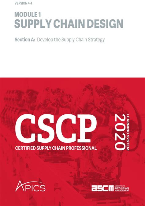 Solution Apics Cscp Module Supply Chain Design Section A