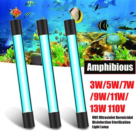 Aquarium Fish Tank LED Light Submersible Waterproof Bar Strip Lamp