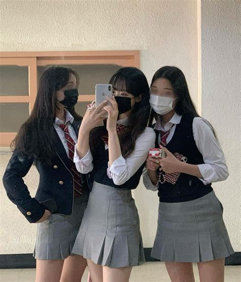 Pin By Kyou On Quick Saves Korean Girl School Uniform Fashion