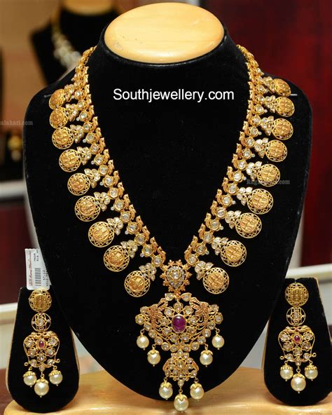 Stunning Ram Parivar Pacchi Kasu Haram Indian Jewellery Designs