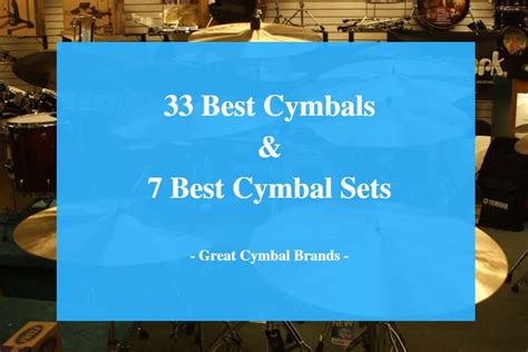 40 Best Cymbals and Cymbal Sets Review 2022 – Best Cymbal Brands - CMUSE