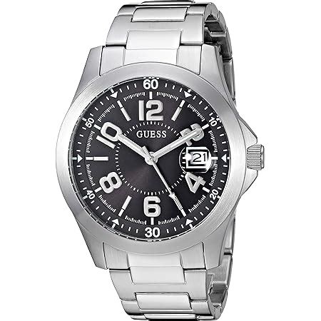 Reloj Guess Para Hombres Mm Pulsera De Acero Inoxidable Amazon