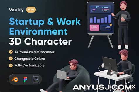 D Workly Startup Work Environment D