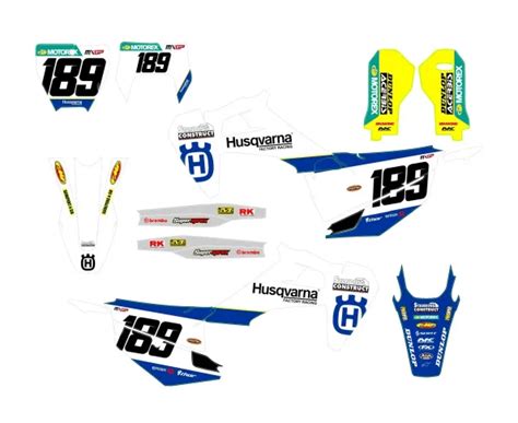 Husqvarna Tc Fc Fs Graphic Kit Airline Kitdeco Moto Fr