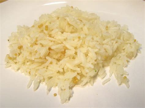 Jasmine Rice Pilaf with Mustard Seed - Simple and Delicate