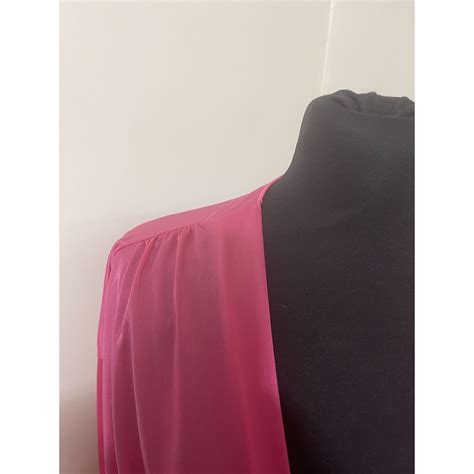 Vintage Olga Intimates Robe Lingerie Nylon Pink Size M Etsy