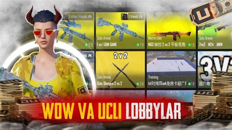 Har Ta Likeda Uclik Va Wow Manyak Lobbilar Oynimiz Pubg Mobile