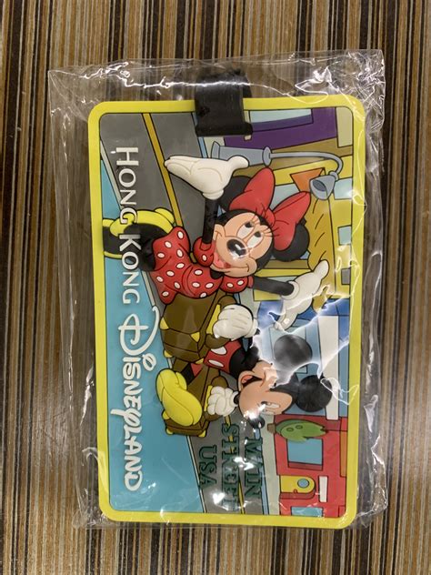 Disney Micky Mouse Luggage Tag Carousell