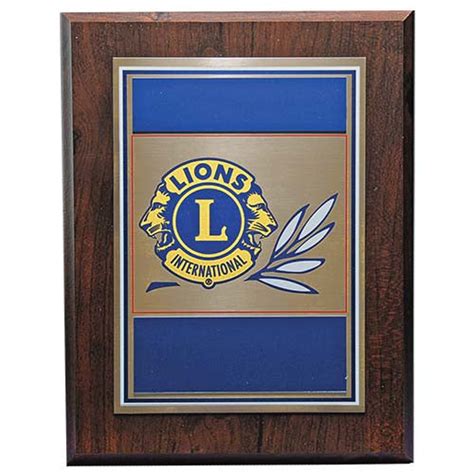 All Purpose Plaque Lions Clubs International