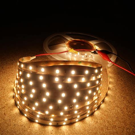 Warm White LED Strip 5m Roll 3000K 24V 14 4W M IP00 CRI80