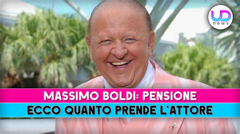 Massimo Boldi Ecco Quanto Prende Di Pensione Video