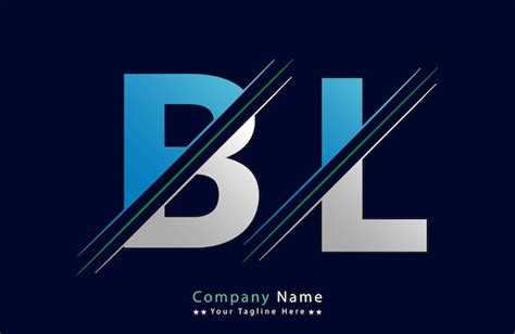 Premium Vector Abstract Bl Letter Logo Design Template Vector Logo