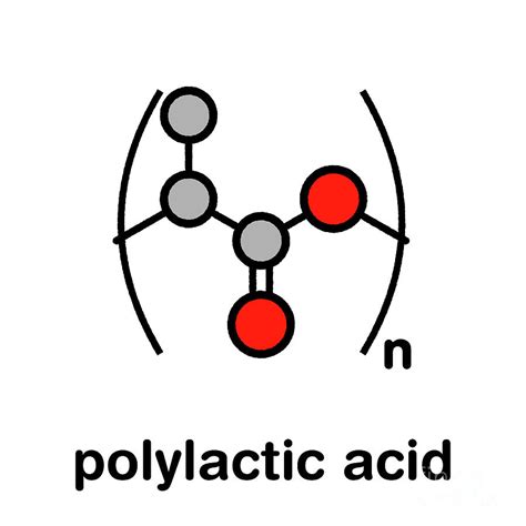 Polylactic Acid Bioplastic Chemical Structure Photograph By Molekuulscience Photo Library Pixels