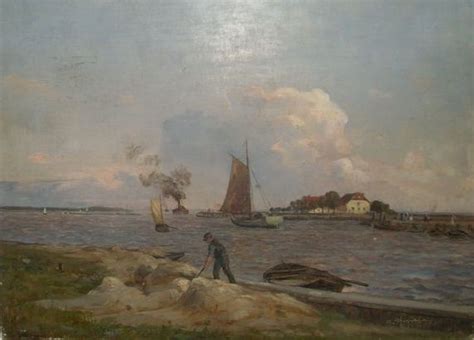 2 x Franz Bunke (1857-1939) - beautiful paintings, marine, - Catawiki