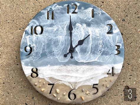 14 Beach Clock Beach Themed Clocks Luxury Ocean Etsy Singapore