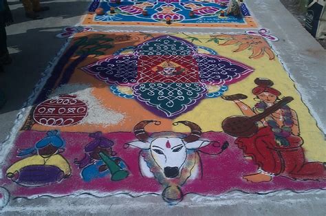 Eenadu Andhrajyothi Rangoli Competition Images Srilatha Muggulu