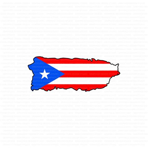 Puerto Rico Flag SVG, Puerto Rico Island Svg, Vector, Clip Art, Png ...