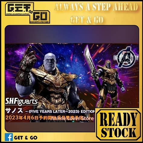 Ready Stock Bandai Tamashii Nations S H Figuarts Shf Thanos Edition