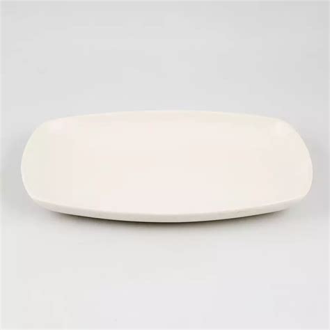 Combo Platos Concepts En Porcelana Blanco Semi Rectangular Home Sentry