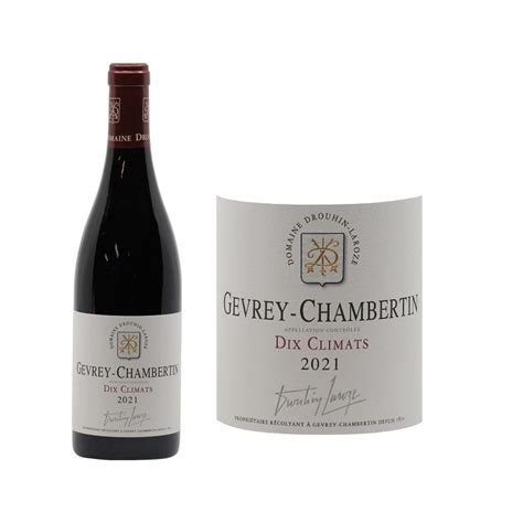 Gevrey Chambertin Dix Climats 2021 Domaine Drouhin Laroze Côte de