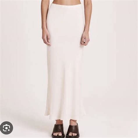 Nude Lucy Innes Cupro Skirt Cloud Size XS Lots Of Depop