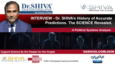 Drshiva Live Interview Dr Shivas History Of Accurate Predictions