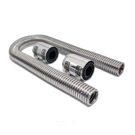 36 Stainless Steel Radiator Flex Hose Kit Assault Racing Products