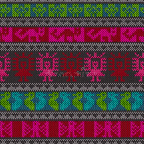 Traditional Andean Knitting Pattern Royalty Free Stock Photography - Image: 30195097