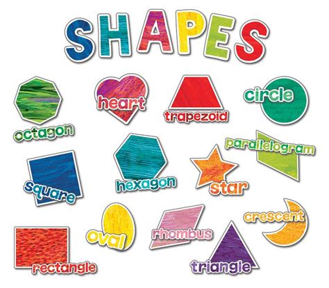 World Of Eric Carle Shapes Mini Bulletin Board Set Grade PK 2