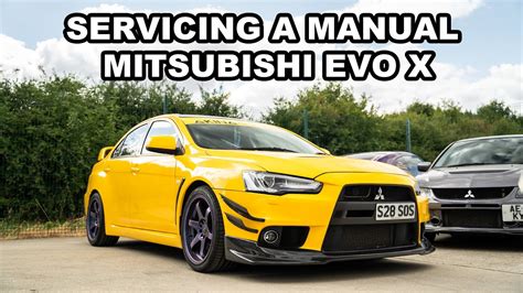 HOW WE SERVICE A MITSUBISHI EVO X FULL FLUID CHANGE YouTube