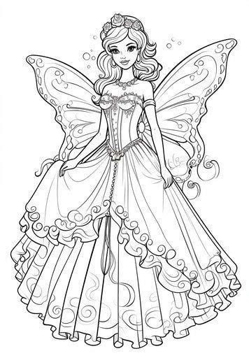 Explore Artistic Fairy Coloring Pages Get Inspired In 2024 Fairy