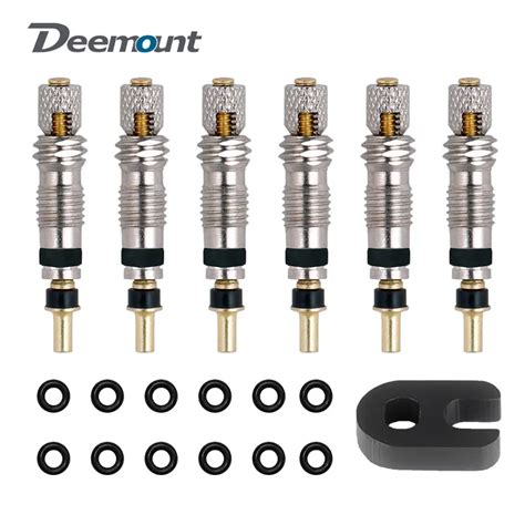 Deemount Brass Presta Valve Core Pcs Cnc Machined French Valve