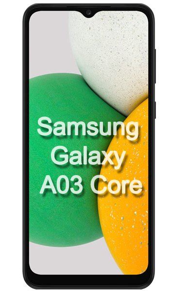 Samsung Galaxy A03 Core Specs And Features