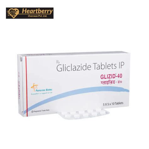 GLIZID 40 MG TABLET GLICLAZIDE Packaging Size 10 Tablets In 1 Strip