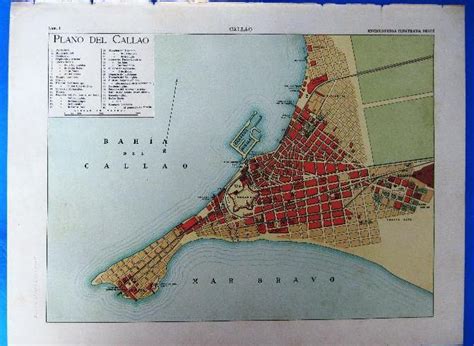 Plano De Callao Per Enciclopedia Ilustrada Segu S