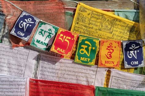 Colourful Prayer Flags In Bhutan - Taste of Bhutan