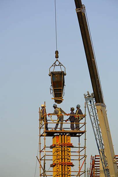 360 Crane Hoist Concrete Bucket Stock Photos Pictures And Royalty Free