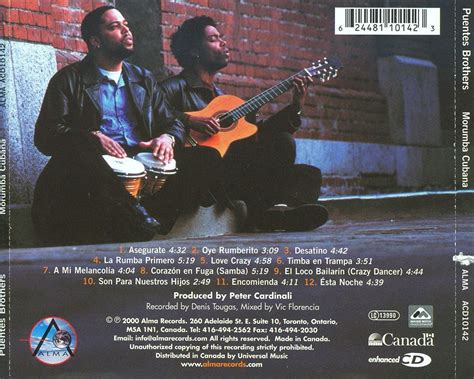 Puentes Brothers Morumba Cubana New Cd Ebay