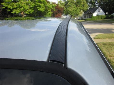 2 Piece Carbon Fiber Side Roof Molding Overlay Trim Kit Trueline