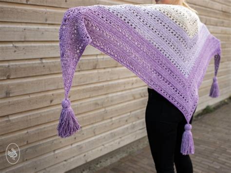 Haakpakket Faded Shawl Wolwinkel Caros Atelier