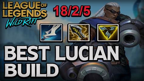 Wild Rift Best Lucian Build Hired Gun Lucian Gameplay YouTube